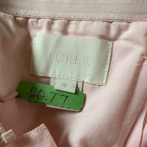 J Crew Nadia silk chiffon dress in dusty rose - Picture 7 of 8